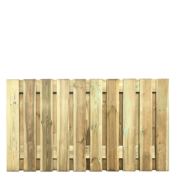 Grenen Tuinscherm 21-Planks Scherm Recht Verticaal 180x90 cm