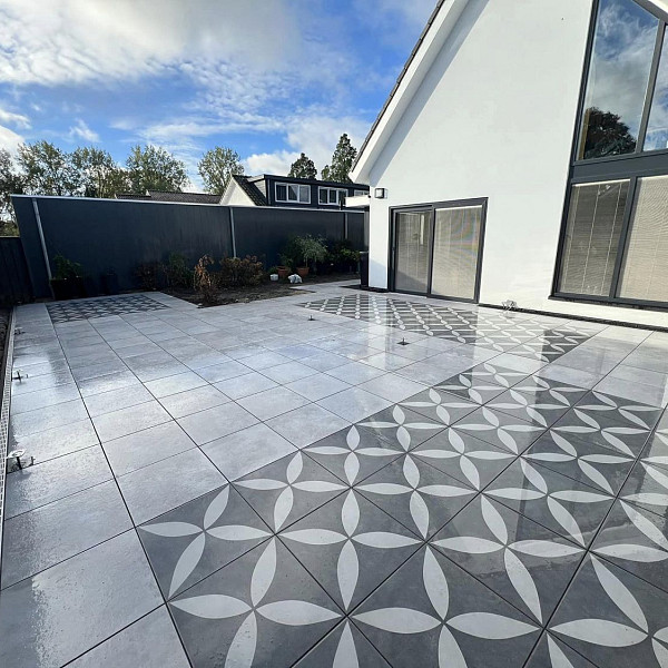 Restpartij Zwanenburg: ca. 8,5m2 GeoCeramica 60x60x4 cm Old Dutch Spring
