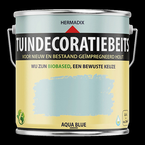 Tuindecoratiebeits Aqua Blue Dekkend  - 2500 ml