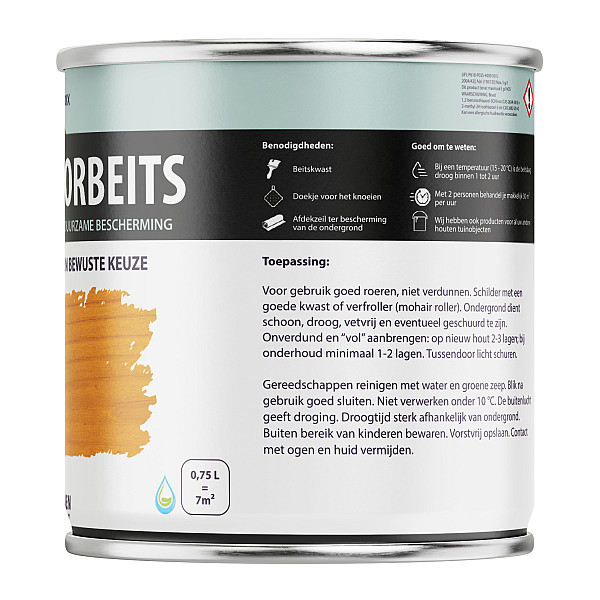 Houtdecorbeits Transparant Grenen - 750 ml
