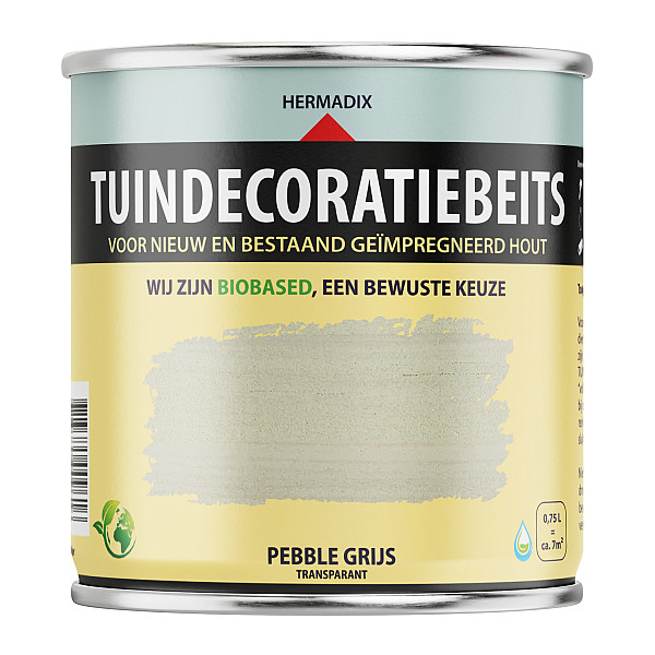 Tuindecoratiebeits Pebble Grijs Transparant  - 750 ml