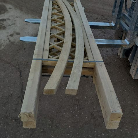 Restpartij Edam: 1 Rozenboog groot, doorgangsbreedte 180 cm., grenen