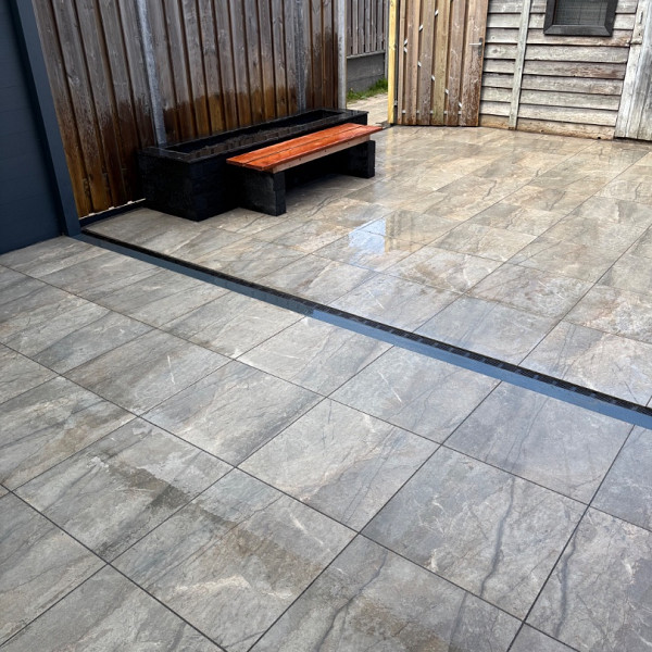 GeoCeramica Pointer 60x60x4 cm Bresscia Taupe (medio oktober weer leverbaar)
