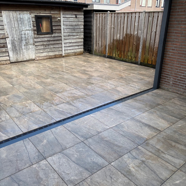 GeoCeramica Pointer 60x60x4 cm Bresscia Taupe (medio oktober weer leverbaar)