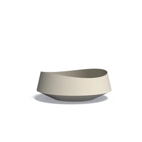 Plantenbak Velis aluminium Ø120x45 cm coated