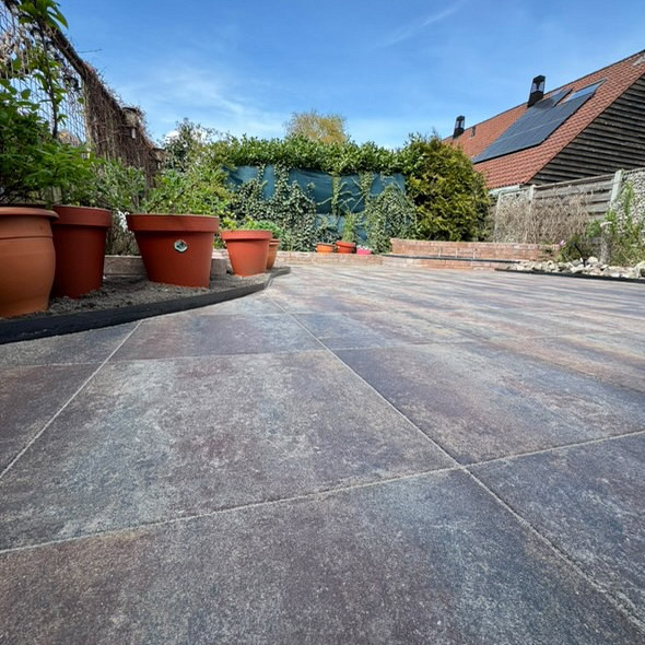 Budget Terrastegel 60x60x4 cm Omber
