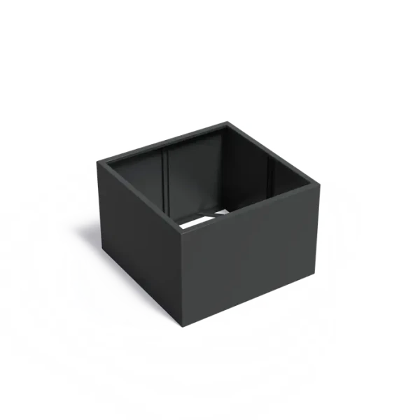 Plantenbak Carrez zonder bodem aluminium 120x120x80 cm