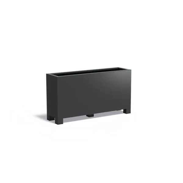 Plantenbak Carrez met poten aluminium 150x40x80 cm