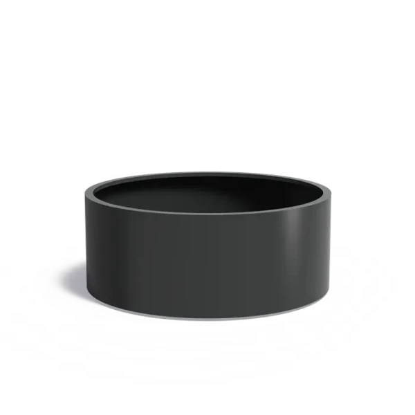 Plantenbak Circum met bodem aluminium Ø150x60 cm