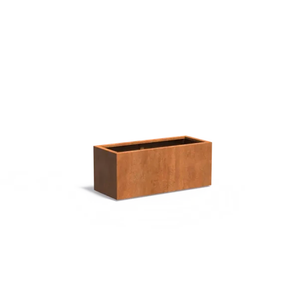 Plantenbak Carrez met bodem cortenstaal 120x50x50 cm