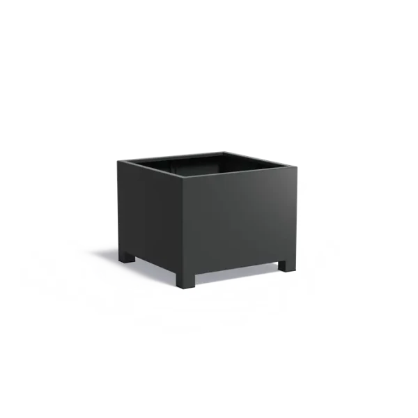 Plantenbak Carrez met poten aluminium 100x100x80 cm