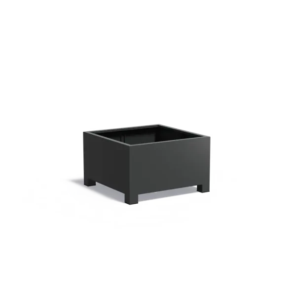 Plantenbak Carrez met poten aluminium 100x100x60 cm