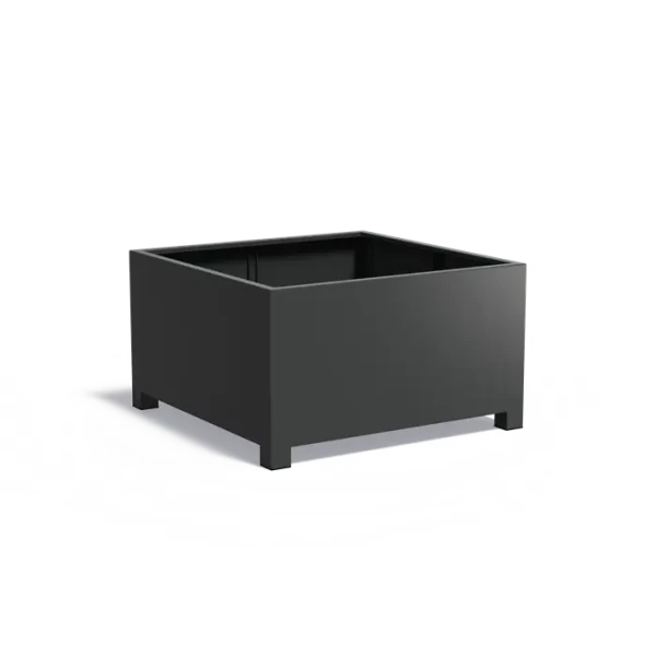 Plantenbak Carrez met poten aluminium 140x140x80 cm