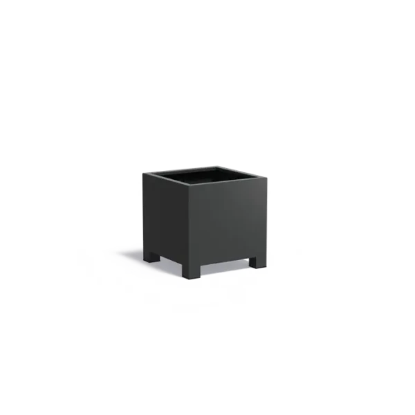 Plantenbak Carrez met poten aluminium 70x70x70 cm