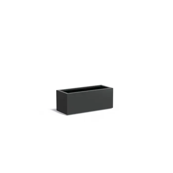 Plantenbak Carrez met bodem aluminium 100x40x40 cm