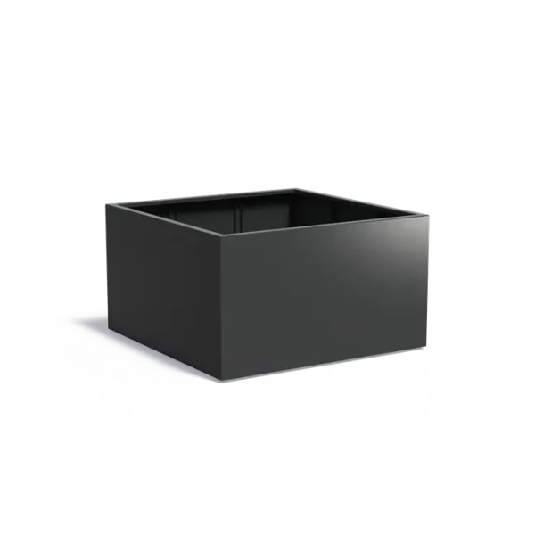 Plantenbak Carrez met bodem aluminium 140x140x80 cm