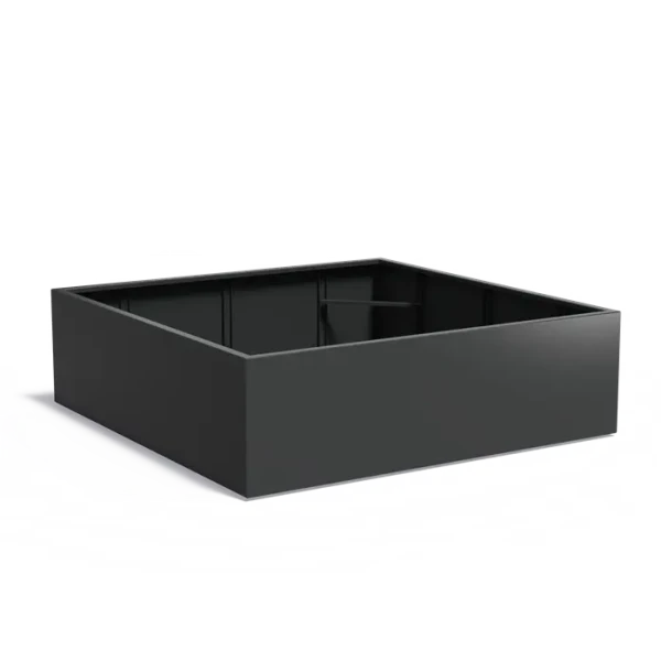 Plantenbak Carrez met bodem aluminium 200x200x60 cm