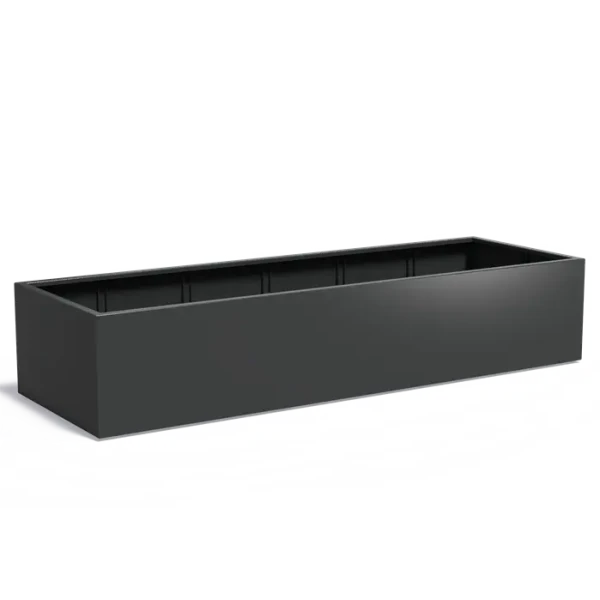 Plantenbak Carrez met bodem aluminium 300x100x60 cm