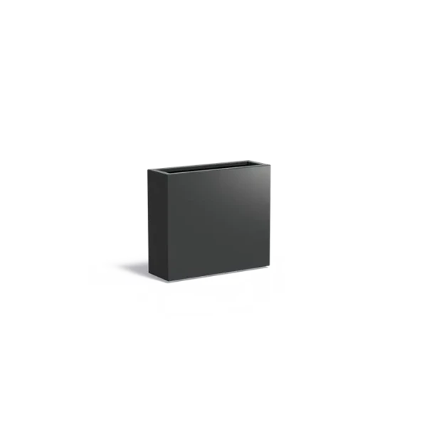 Plantenbak Carrez met bodem aluminium 90x30x80 cm