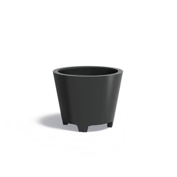 Plantenbak Conic met poten aluminium Ø100x80 cm