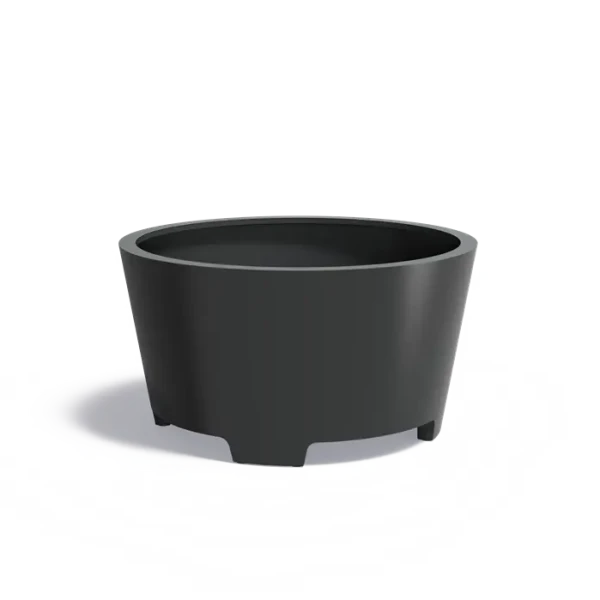 Plantenbak Conic met poten aluminium Ø150x80 cm