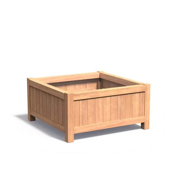 Plantenbak Valencia hardhout 120x120x60 cm