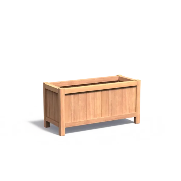 Plantenbak Valencia hardhout 120x50x60 cm