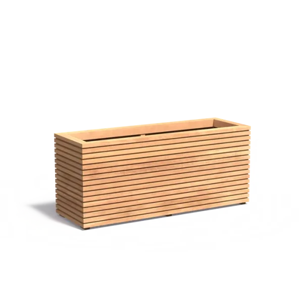 Plantenbak Malaga Rhombus hardhout 150x50x60,8 cm