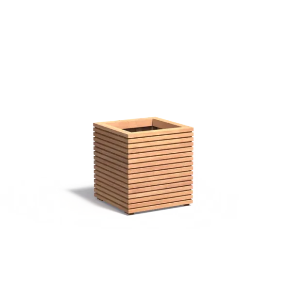 Plantenbak Malaga Rhombus hardhout 60x60x60,8 cm