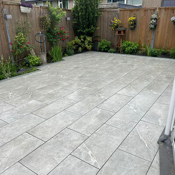 CeraLuxe 40x80x3 cm Ultra Ermetica Grigio
