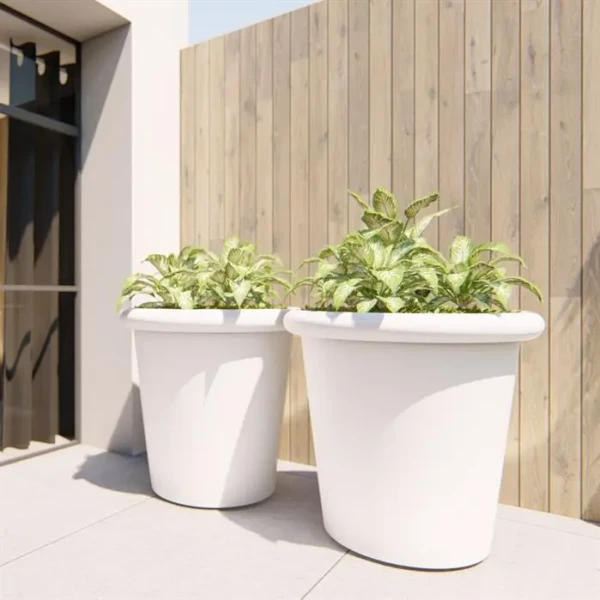 Plantenbak Tube gecoat staal Ø80x75 cm
