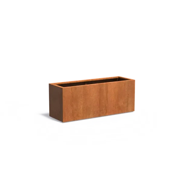 Plantenbak Carrez met bodem cortenstaal 150x50x60 cm