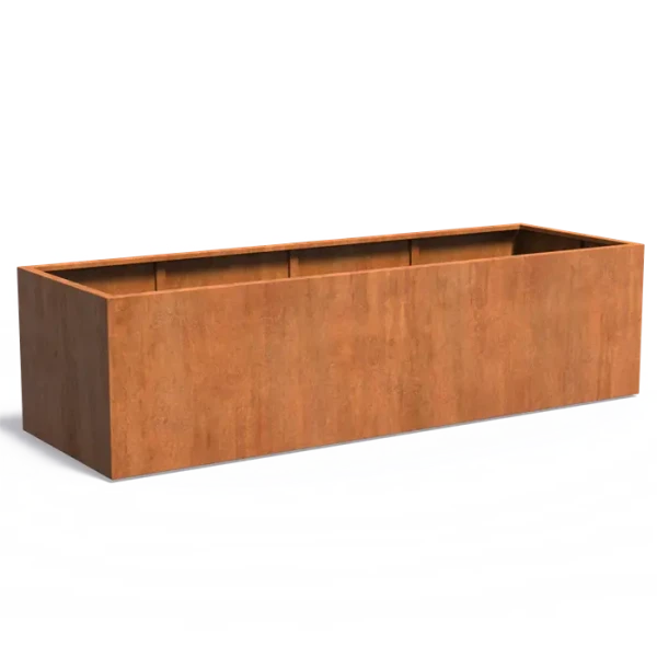 Plantenbak Carrez zonder bodem cortenstaal 300x100x80 cm