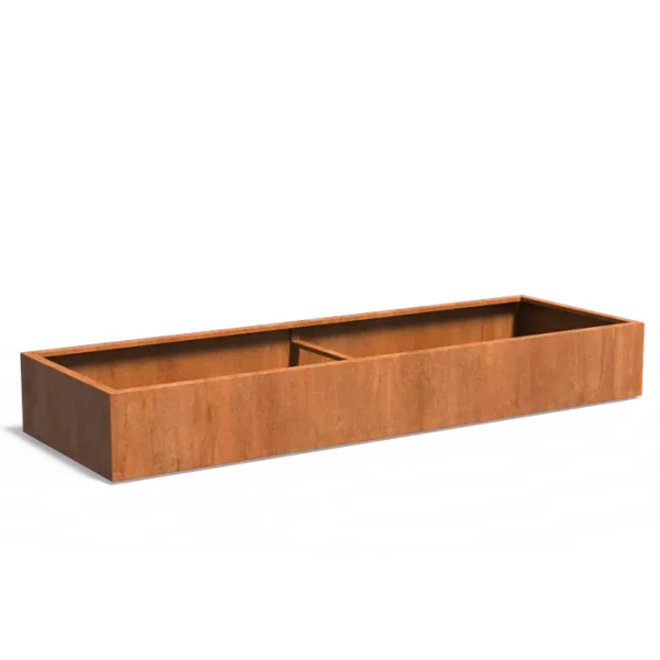 Plantenbak Carrez zonder bodem cortenstaal 300x100x40 cm