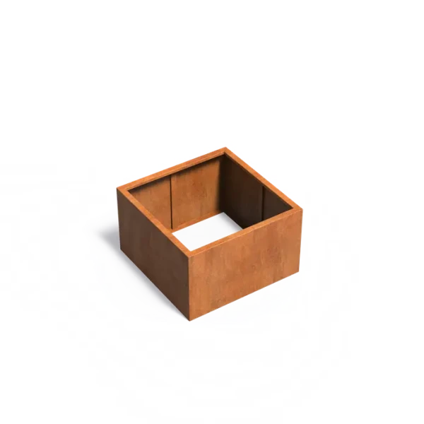 Plantenbak Carrez zonder bodem cortenstaal 100x100x60 cm