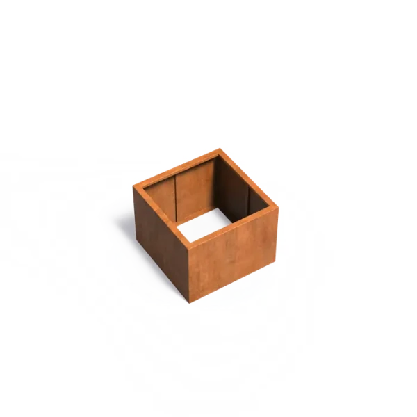 Plantenbak Carrez zonder bodem cortenstaal 80x80x60 cm