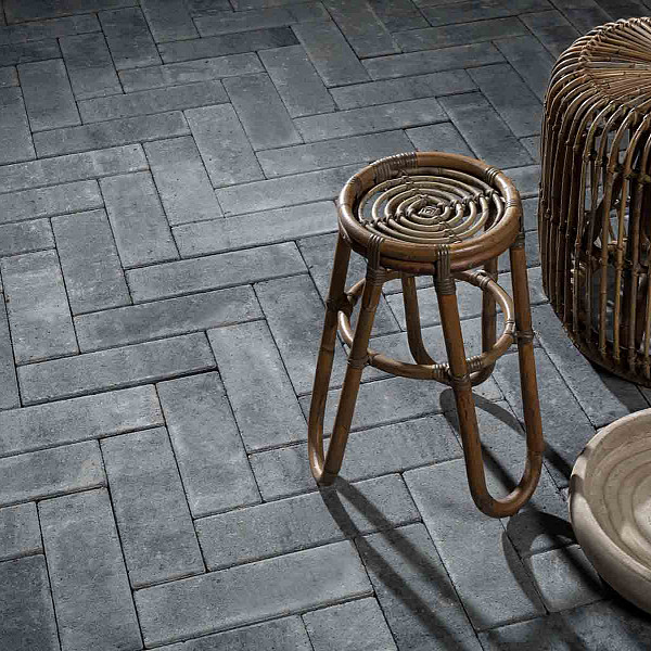 Longstone Opritsteen 10,5x31,5x7 cm Grijs/Zwart gemeleerd