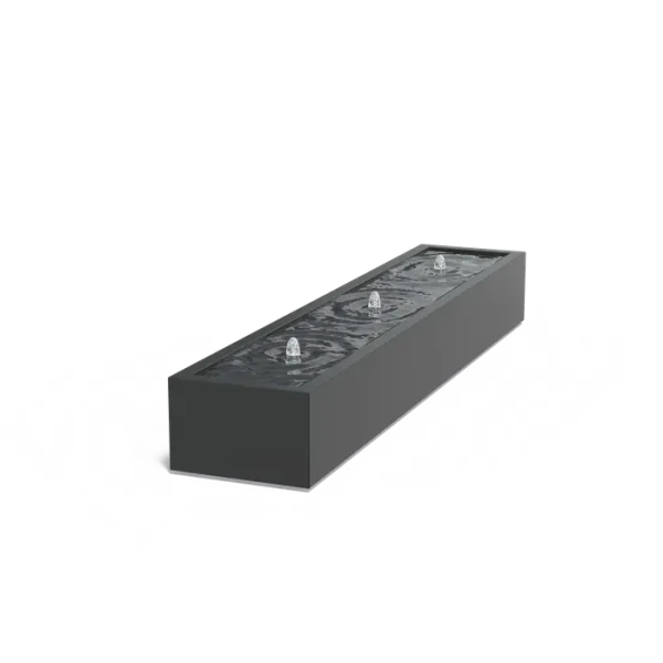 Watertafel standaard aluminium 300x60x40 cm