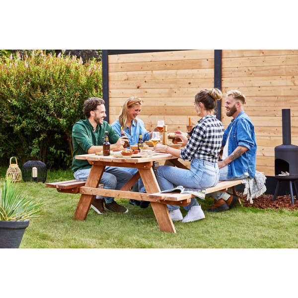 Stapelset blokhutprofiel (13x) douglas 2,8x14,5x180 cm