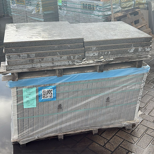 Outlet DUMP Partij Almere: Ca. 13.30m2 Actietegel Keramiek op Beton 60x60x4 cm Stavelot Exclusive Gr