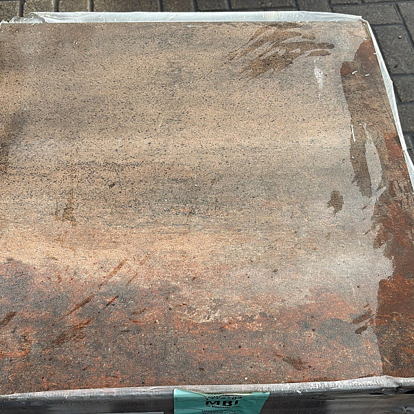 Restpartij Almere (3.95m2) GeoCeramica 60x60x4 cm Steel Corten