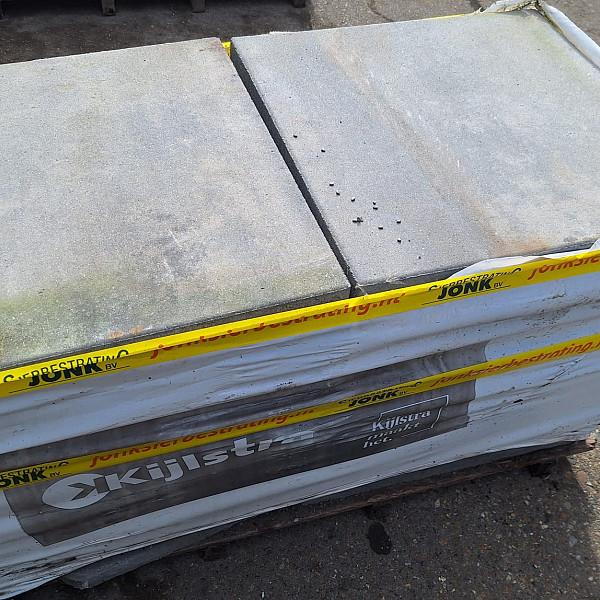 Restpartij Schagen: 17,24m2 H2O Comfort Square 60x60x4 cm Nero/Grey