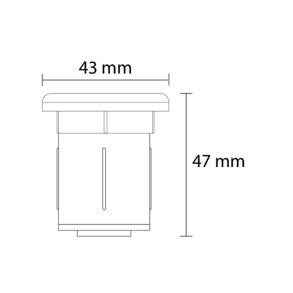 Outdoorpro+ Grondspot Monte Rondom Zwart