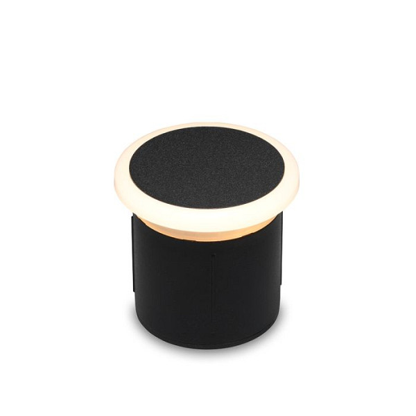 Outdoorpro+ Grondspot Nine Rondom Zwart