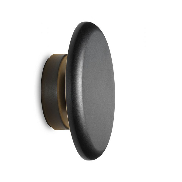 Outdoorpro+ Wandlamp Lousa Rondom Zwart