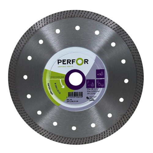 Zaagblad RAPIDO tegel volkeramiek, Ø230, asgat 22,23