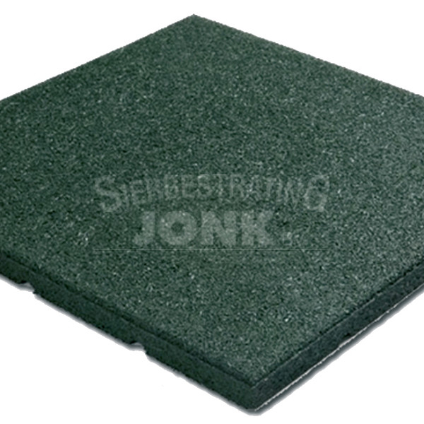 <h1><strong>Rubber tegels</strong></h1><p>De rubbertegels zijn zeer geschikt voor gebruik op dakterrassen of voor gebruik onder speeltoestellen met een valhoogte van maximaal 0.9 meter. De rubber tegels zijn voorzien van noppenstructuur aan de onderzijde voor afwatering. De rubbertegels hebben een afmeting van 50x50x2,5 cm en zijn verkrijgbaar in de kleuren groen, rood en zwart.</p>