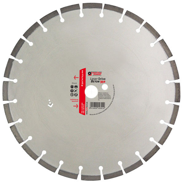 <p>De Diamond Blade Drive is uitgerust met een 10mm segment en 20,0 mm asgat.</p><p>Geschikt voor:<br />- Betonmaterialen<br />- Kalkzandsteen</p>