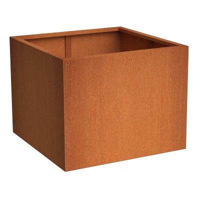 Corten Stalen Bloembak 120x120x80cm (lxbxh)