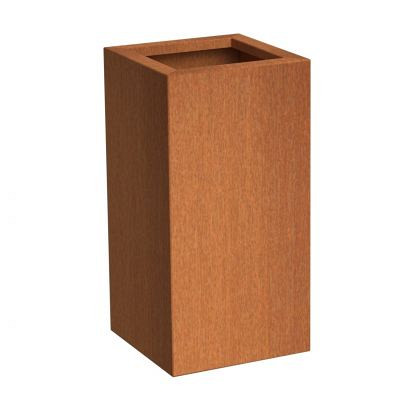 Corten Stalen Bloembak 40x40x100cm (lxbxh)